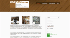 Desktop Screenshot of kordesbouw.nl