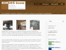 Tablet Screenshot of kordesbouw.nl